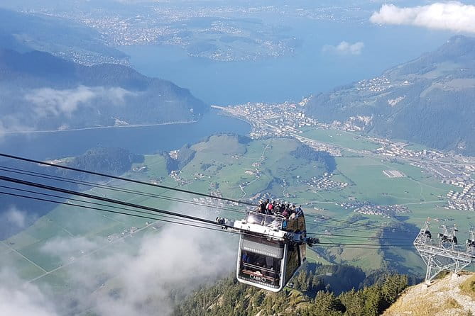 Open-Air Cableway: Stanserhorn Mountain Experience from Luzern - Journey Back: Relax on the Scenic Train Ride