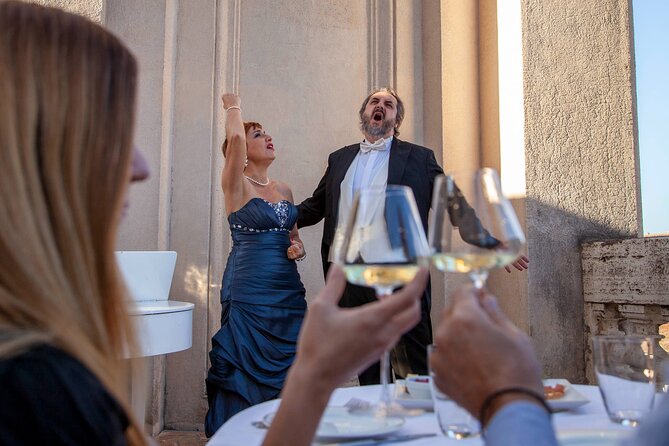 Open-Air Opera Concert With Terrace Aperitif in the Heart of Rome - Inclusions in the Package