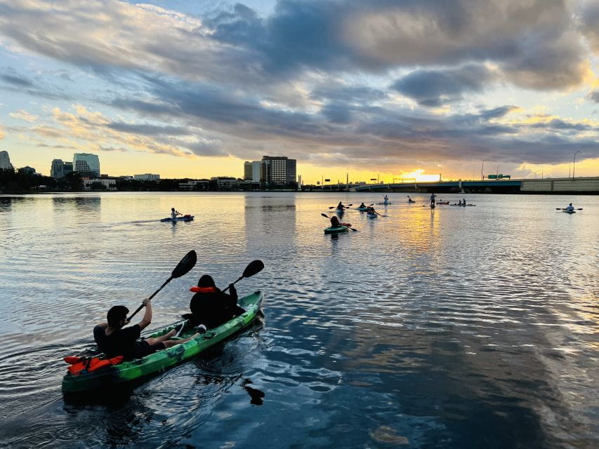 Orlando: Sunset Clear Kayak or Paddleboard in Paradise Tour - Meeting Point and What to Bring