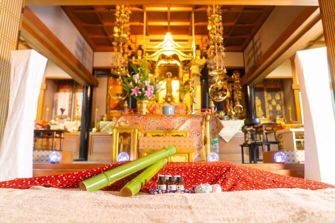 Osaka: Aroma Massage, Head Spa & Facial at the Temple <180-min> - Key Points