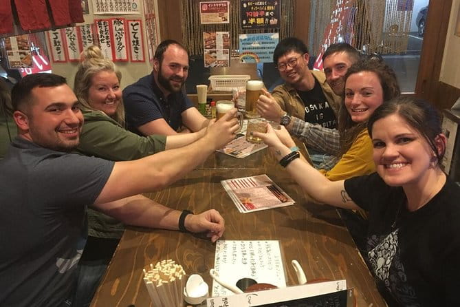 Osaka Bar Hopping Night Walking Tour in Namba - Savoring Local Cuisine and Drinks