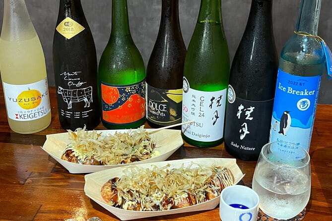 Osaka SAKE Tasting With Takoyaki DIY - Savoring the Flavors of Osakas Street Food
