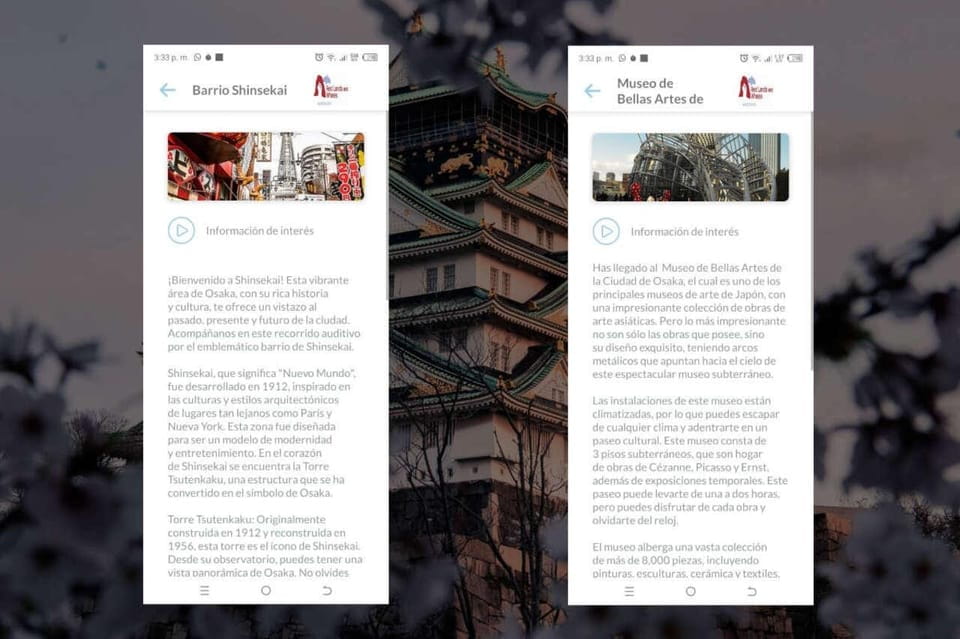 Osaka Self-Guided App With Multi-Language Audio Guide - Customer Satisfaction Guarantee