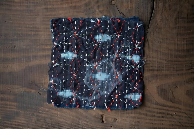 Osaka Small Group Sashiko Japanese Craftmanship Workshop - Tools and Materials Provided