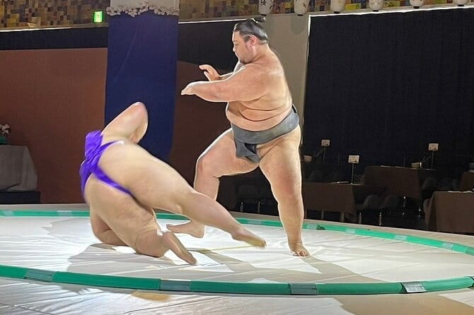 Osaka Sumo Show and Kimono Haori Experience Including Food - Meeting Point and Accessibility Details