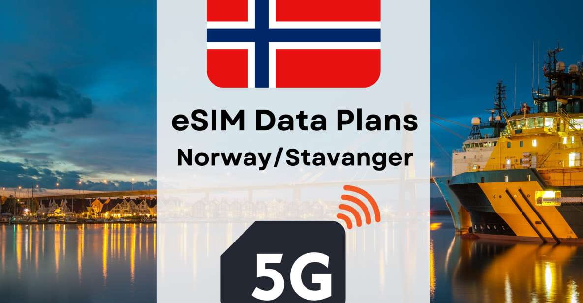 Oslo: Esim Internet Data Plan for Norway High-Speed 4g/5g - Plan Pricing and Options