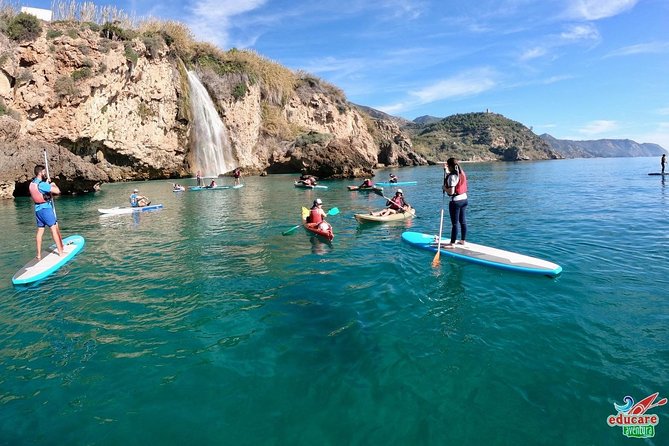 Paddle Surf Route Cliffs Nerja and Cascada De Maro + Snorkel - Destination: Cliffs of Nerja and Cascada De Maro