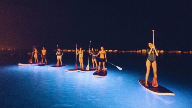 Paddle Surf with Led lights at sunset in Menorca - Frequently Asked Questions