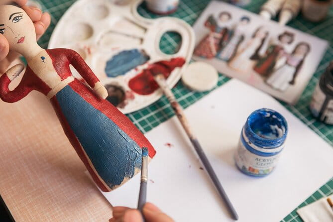 Paint Your Own Traditional Doll - Decorating Accessories and Final Touches
