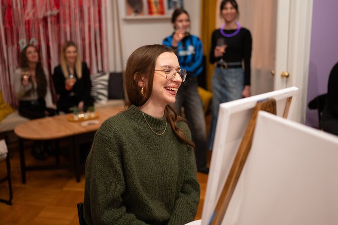 Painting Party at Art Bottega - Paint & Wine Studio in Zagreb - Suitability for All Skill Levels