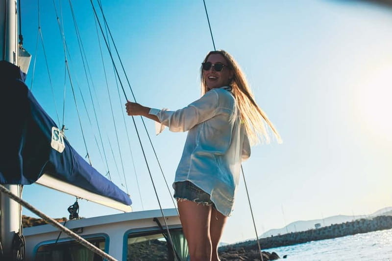 Palma: Private Motor Sailing Cruise on delux Mallorcan Llaut - The Stop for Swimming and Snorkeling