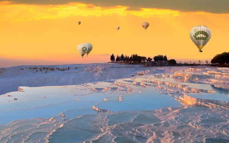 Pamukkale Hot Air Balloon Tour from Antalya, Alanya, Side - Exploring Pamukkale: A Closer Look