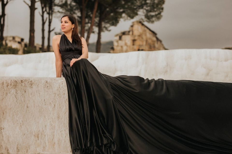 Pamukkale Travertine Photoshoot With Flying Dress - Key Points