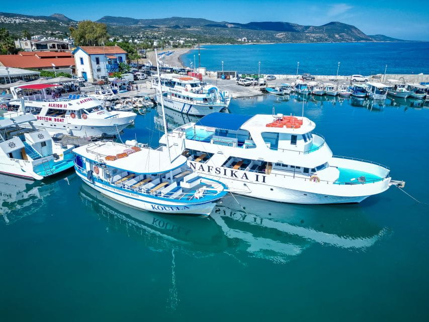Paphos/Akamas: Blue Lagoon Bus & Boat Tour With Water Slide - Booking Information