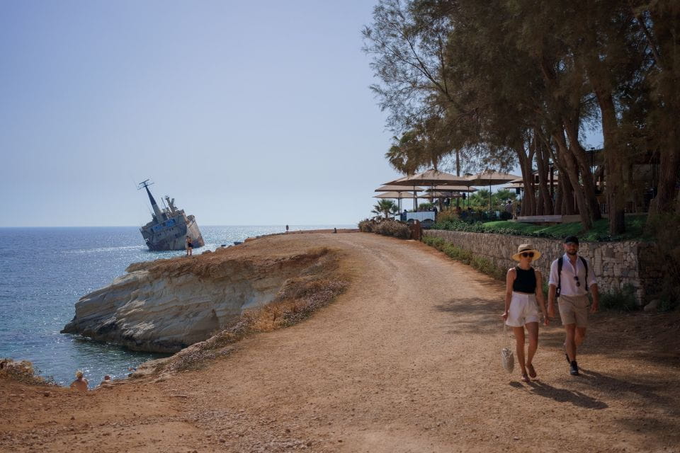 Paphos/Akamas: Blue Lagoon Bus & Boat Tour With Water Slide - Things To Know