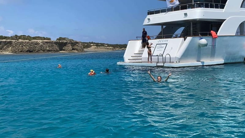 Paphos: Blue Lagoon Cruise-BBQ Lunch, Open Bar, Slide - A Close Look at the Paphos Blue Lagoon Cruise Experience