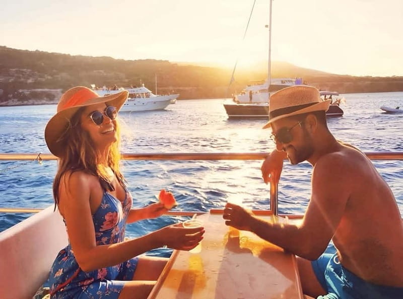 Paphos: Blue Lagoon Sunset Cruise, BBQ & Wine + Water Slide - Key points / Takeaways