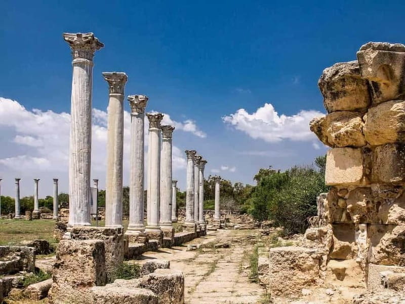 Paphos: Tour Famagusta-Ancient Salamis and Ghost Town - Exploring Ancient Salamis: A Walk Through Roman and Greek Glory