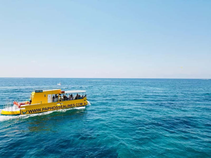 Paphos: Yellow Submarine Swim Cruise with Unlimited Drinks - The Underwater Forest and Marine Life