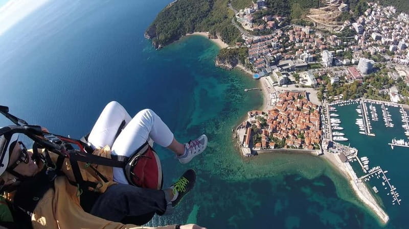 Paragliding Montenegro: Air Excursion Over Budva Old Town - Flying Over Montenegro: A Bird’s-Eye View to Remember