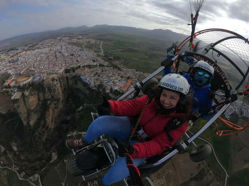 Paramotor flight in Ronda (Málaga), near Marbella - Key points / Takeaways