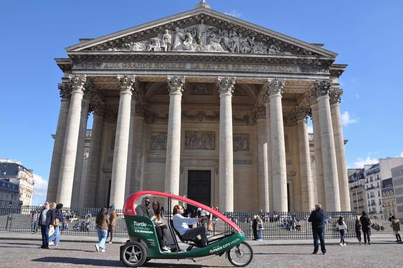 Paris: 2 hours Emily Tour in a Private Rickshaw bike - Key points / Takeaways