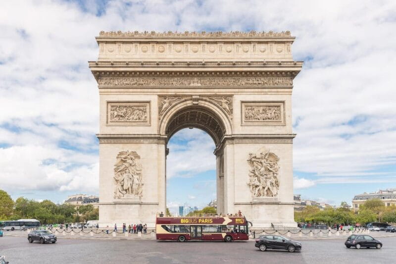 Paris: Arc de Triomphe Ticket & Big Bus Hop-on Hop-off Tour - Discovering Paris with the Big Bus Hop-on Hop-off