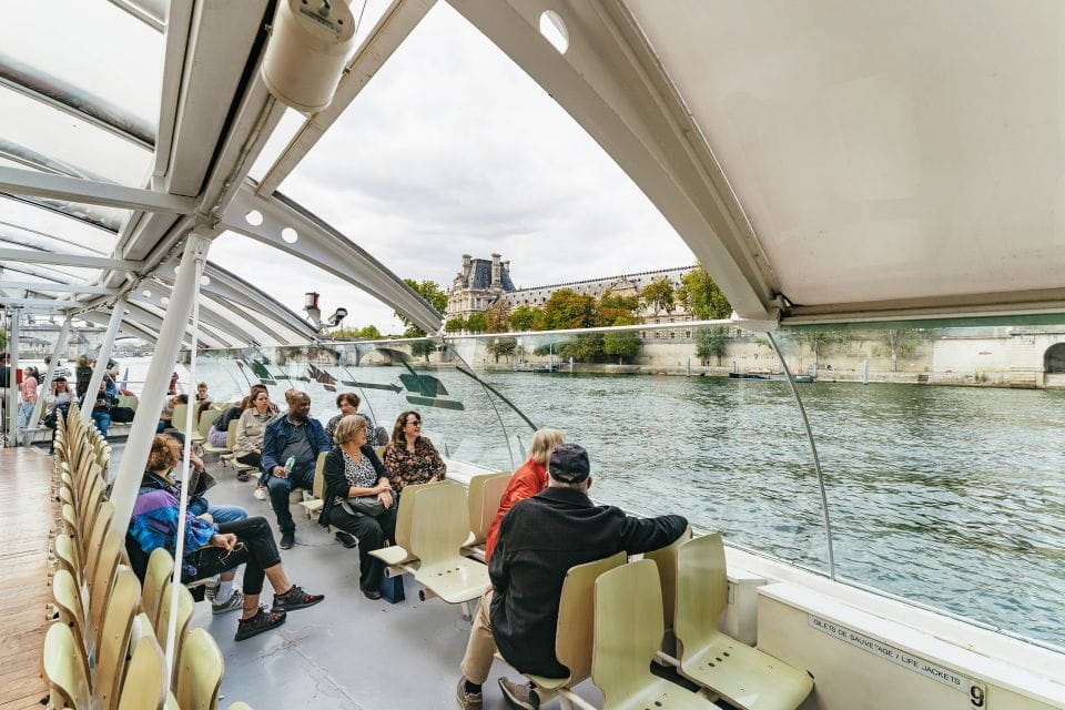 Paris: Batobus Hop-On Hop-Off Sightseeing Cruise - Panoramic Views From Glass-Covered Boats