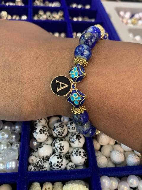 Paris: Custom Souvenir Bracelet Workshop - The Final Product: A Custom Parisian Souvenir