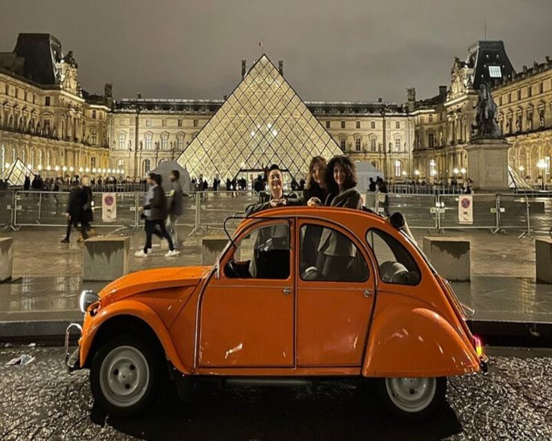 Paris: Guided City Highlights Tour in a Vintage French Car - Stops and Visit Highlights