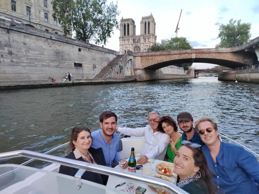 Paris Private Boat Seine River Start Near Eiffel Tower - Inclusions and Amenities