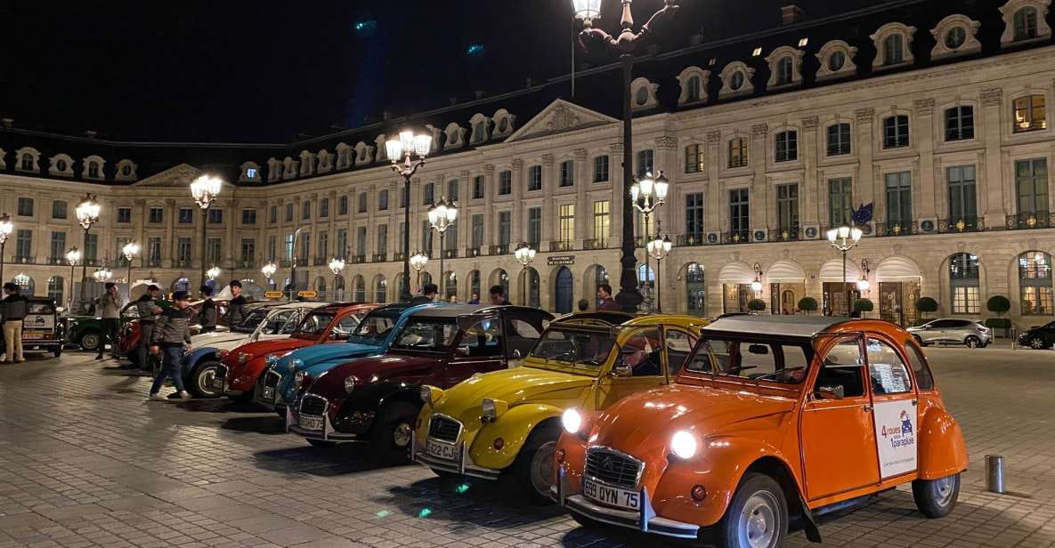 Paris: Private Guided City Tour at Night in Citroën 2CV - Key Points