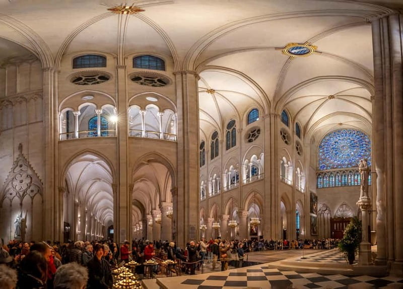 Paris:Notre-Dame Cathedral Interior and Exterior Guided Tour - Inside Notre-Dame: What You Can Expect