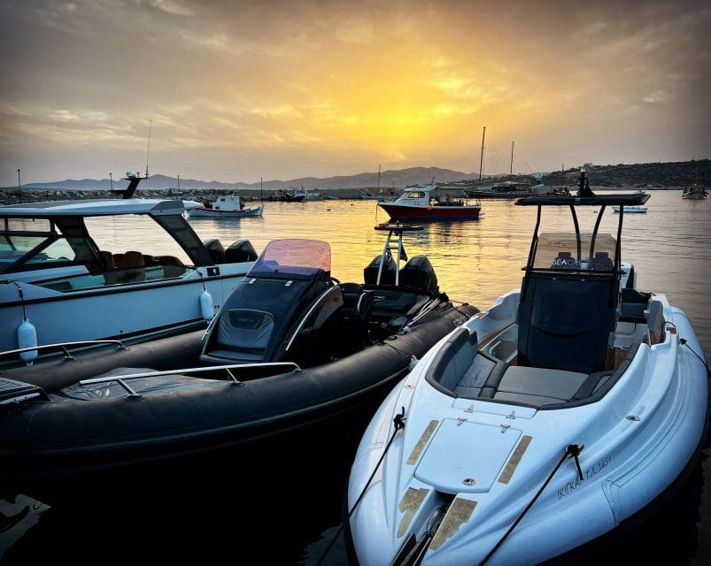 Paros: Premium Boat Private Cruise With Sunset Viewing - Key Points