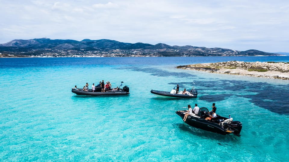 Paros: Premium Boat Private Rental Service - Professional Crew and Captain