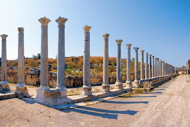 Perge Aspendos Aquaduct Side With Waterfall - Manavgat Waterfall Highlights