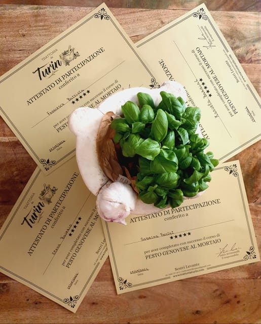 Pesto Experience Trattoria Turin - Experiences and Traditions in Sestri Levante - Entering the World of Ligurian Pesto