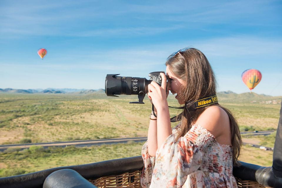 Phoenix: Hot Air Balloon Ride With Champagne and Catering - Itinerary and Duration