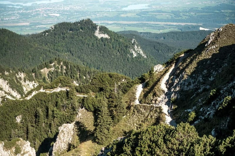 Pick-up from Munich: Sunset over-night hike Bavarian Alps - Descents and Optional Cable Car Ride