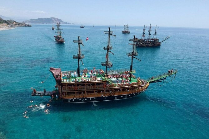 Pirate Boat Tour With Foam Party in Alanya - Key Points
