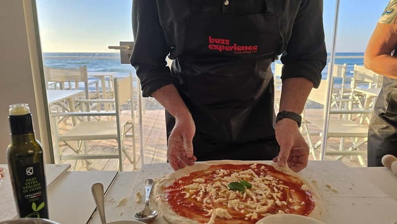 Pizza class on the beach and dinner at sunset - Summary