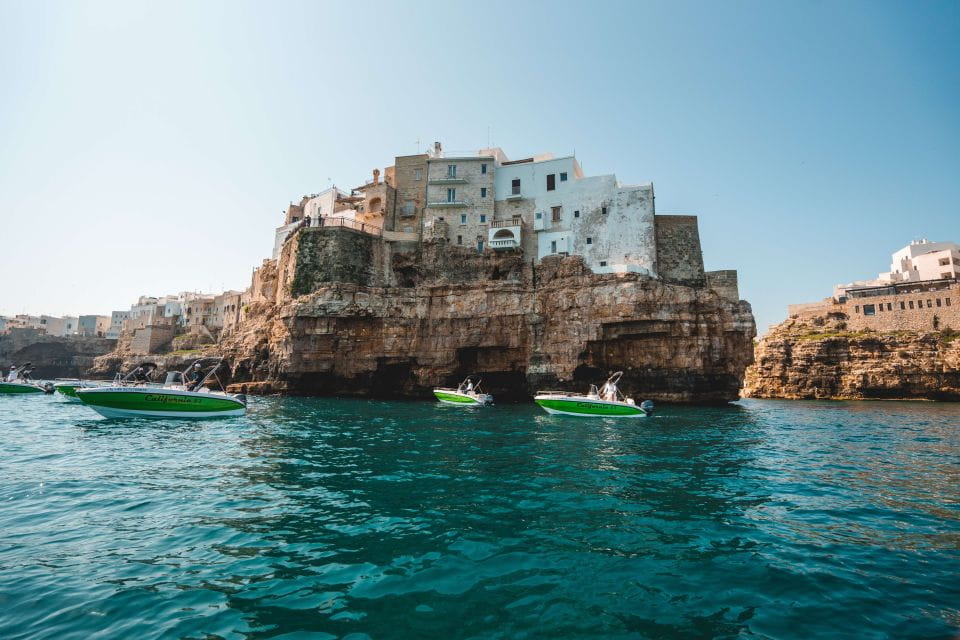 Polignano a Mare: Private Speedboat Cave Trip With Aperitif - Key Points