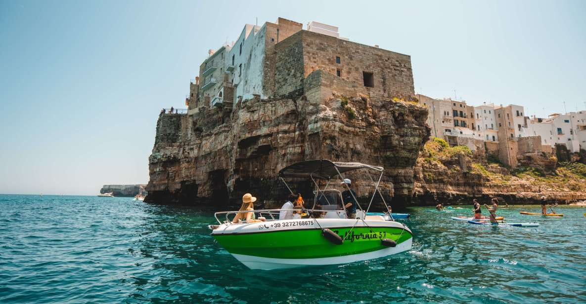 Polignano a Mare: Private Speedboat Cave Trip With Aperitif - Itinerary and Highlights