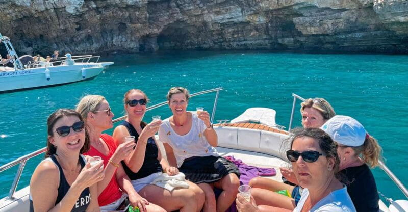 Polignano: PRIVATE boat cruise to the caves with aperitif - What to Expect During the Cruise