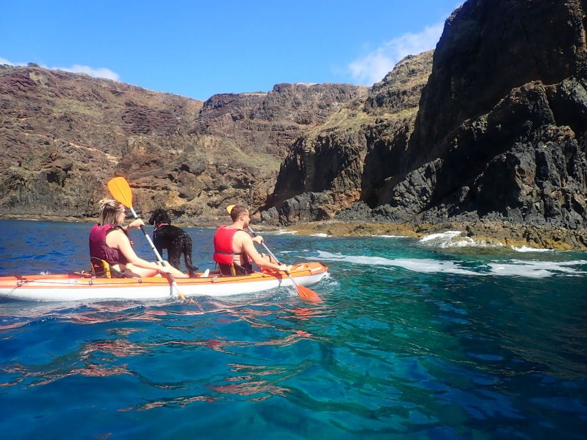 Porto Santo: Kayak Tour From Ponta Calheta - Route Options