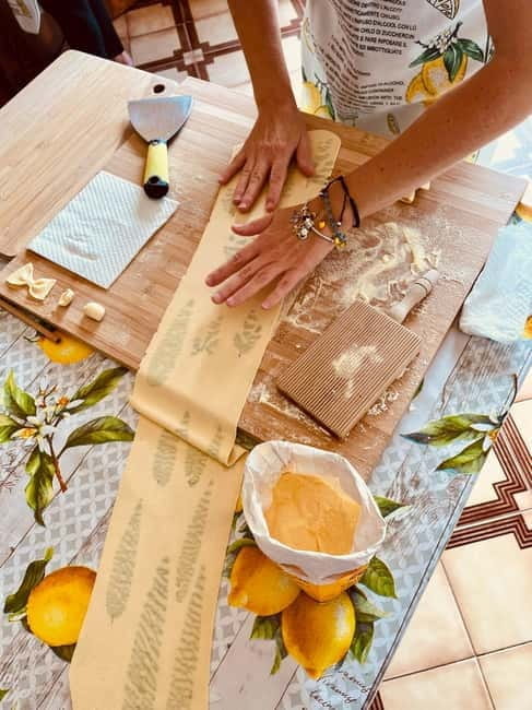 Positano: Ravioli & Tagliatelle Cooking Class - Key points / Takeaways