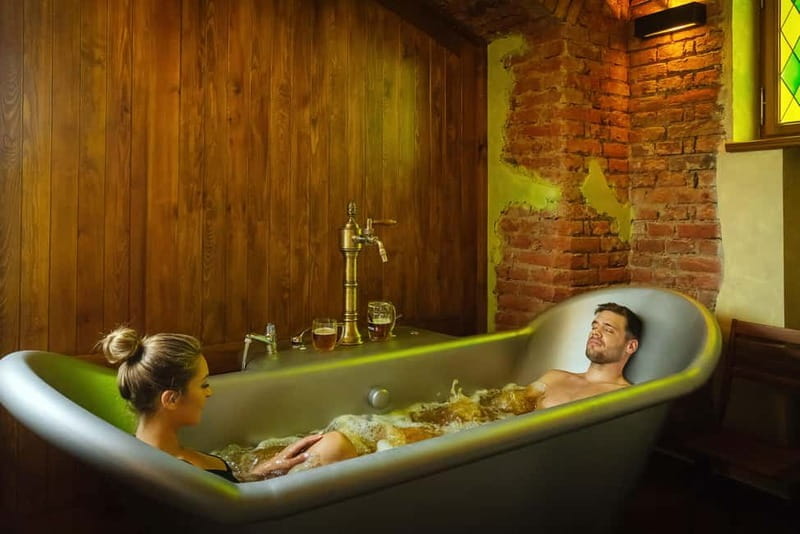Prague: Beer and Wine Spa Bath with Salt Cave Experience - Key Points / Takeaways