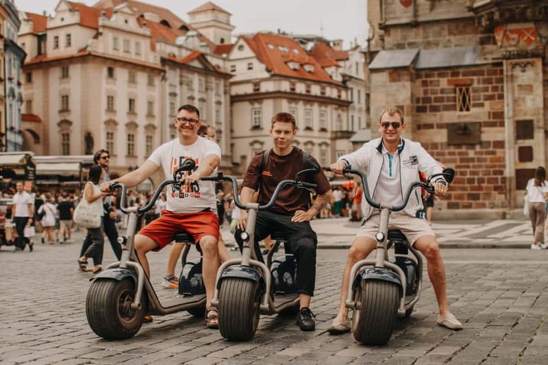 Prague: Guided Fat Tire e-Scooter Tour - Key points / Takeaways