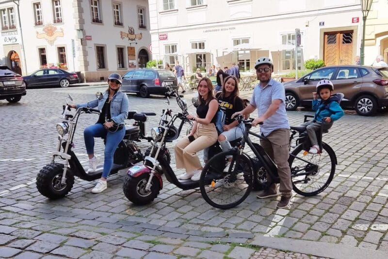Prague: Tour by Electric Scooter or Cruiser eBike - Price and Logistics