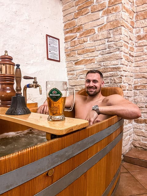 Prague: Ungelt Bernard Beer Spa with Beer & Optional Massage - Key Points / Takeaways